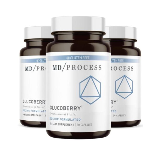 GlucoBerry - 3 Bottles