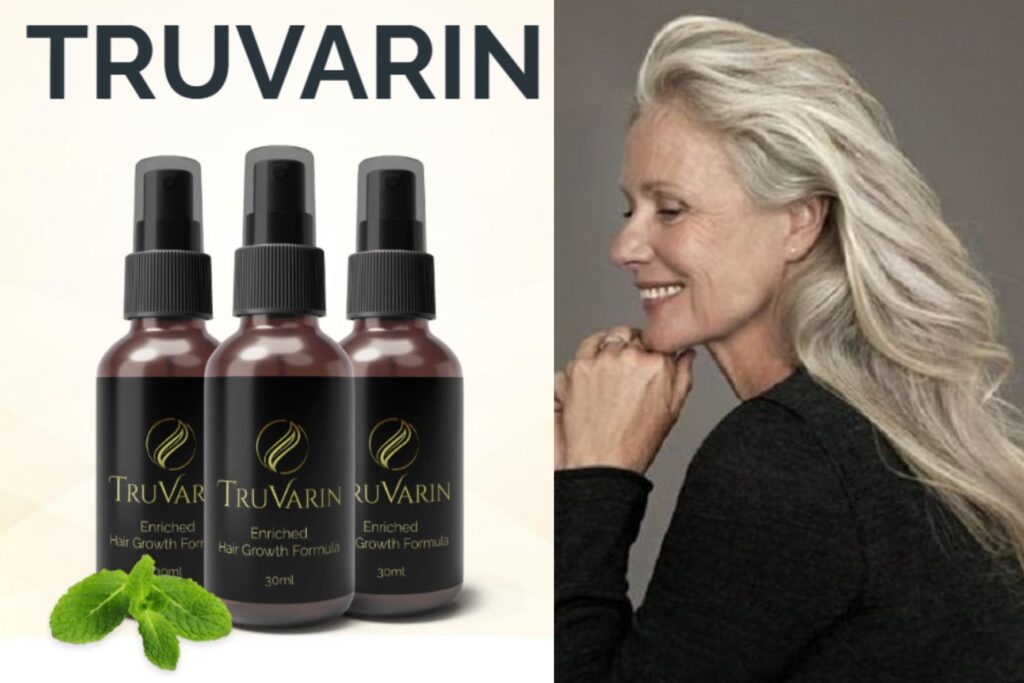 TruVarin Reviews: Discover how this natural spray supports hair growth with patented PurZorb technology for 79% better absorption.